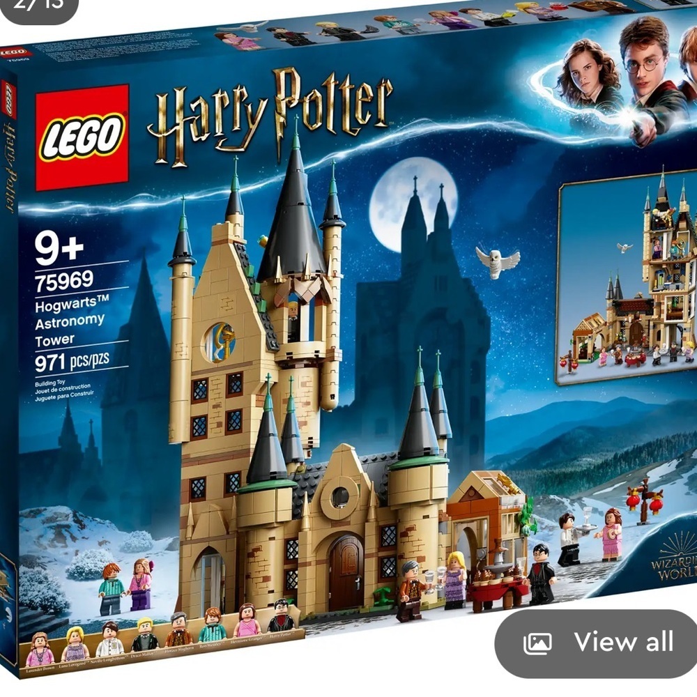 Lego Harry Potter Hogwart’s Astronomy tower set 75969 new in sealed box 971 pcs